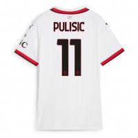 AC Milan Christian Pulisic #11 Gostujuci Dres za Ženska 2024-25 Kratak Rukav